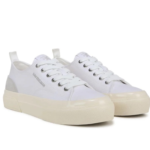 Sam Edelman Shoes - 🌸SAM EDELMAN🌸 Sonia Platform Sneakers White  Size: 7.5